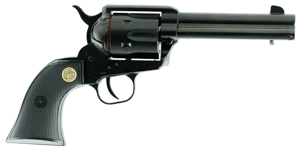 Chiappa Firearms CF340261 SAA 1873 17 HMR Caliber with 4.75" Barrel, 6rd Capacity Cylinder, Overall Blued Finish Steel & Black Polymer Grip