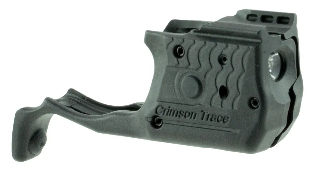 Crimson Trace Laserguard Pro 5mW Red Laser 633nM Wavelength & 50 ft Range with 150 White LED Light Black Finish for 45 ACP S&W M&P Shield