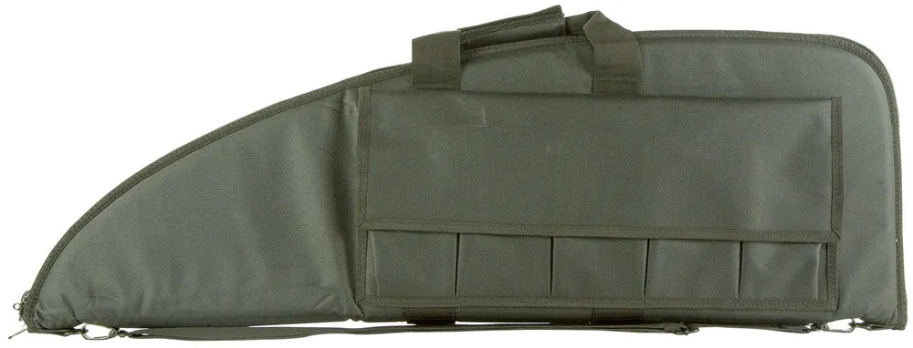 NcStar VISM Rifle Case with Double Zippers, ID Holder, Foam Padding & Black Finish