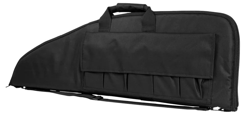 NcStar CV290738 VISM Rifle Case with Double Zippers, ID Holder, Foam Padding & Black Finish