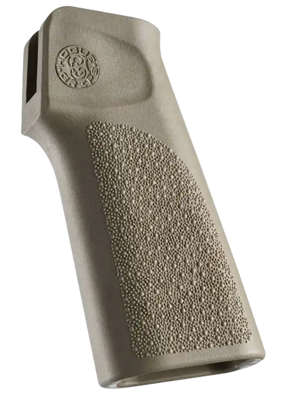 Hogue Vertical Grip 15 Degree Cobblestone Flat Dark Earth Polymer for AR-15, M16