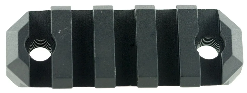 Grovtec US Inc 1913 Picatinny Rail AR Platform 2.20" 5 Slot Black Aluminum