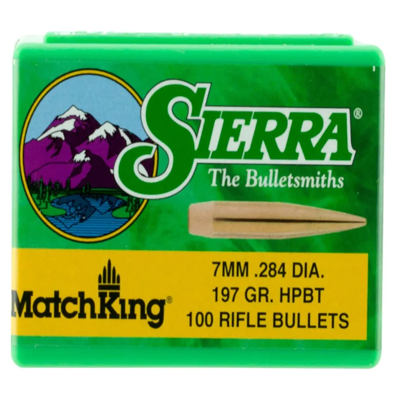 Sierra MatchKing 7mm 197 Gr HPBT 100/Box