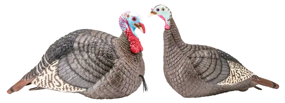 HS Strut Strut-Lite Jake & Hen Combo Wild Turkey Species Multi Color Synthetic