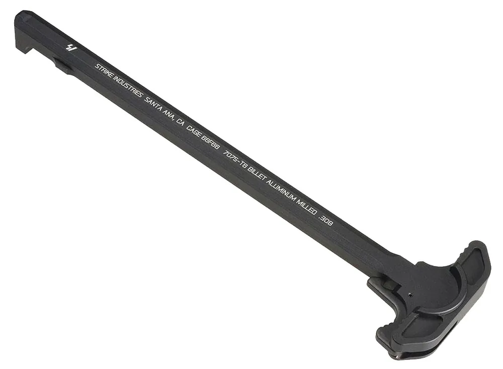 Strike Charging Handle AR-10 Black Anodized Aluminum
