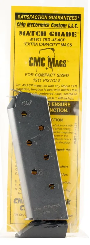 CMC Products Match Grade, 7rd 45 ACP for 1911 Officer