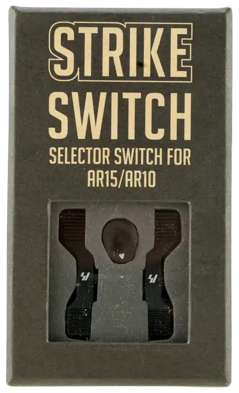Strike Switch 60/90 Degree Black Aluminum AR-Platform Ambidextrous