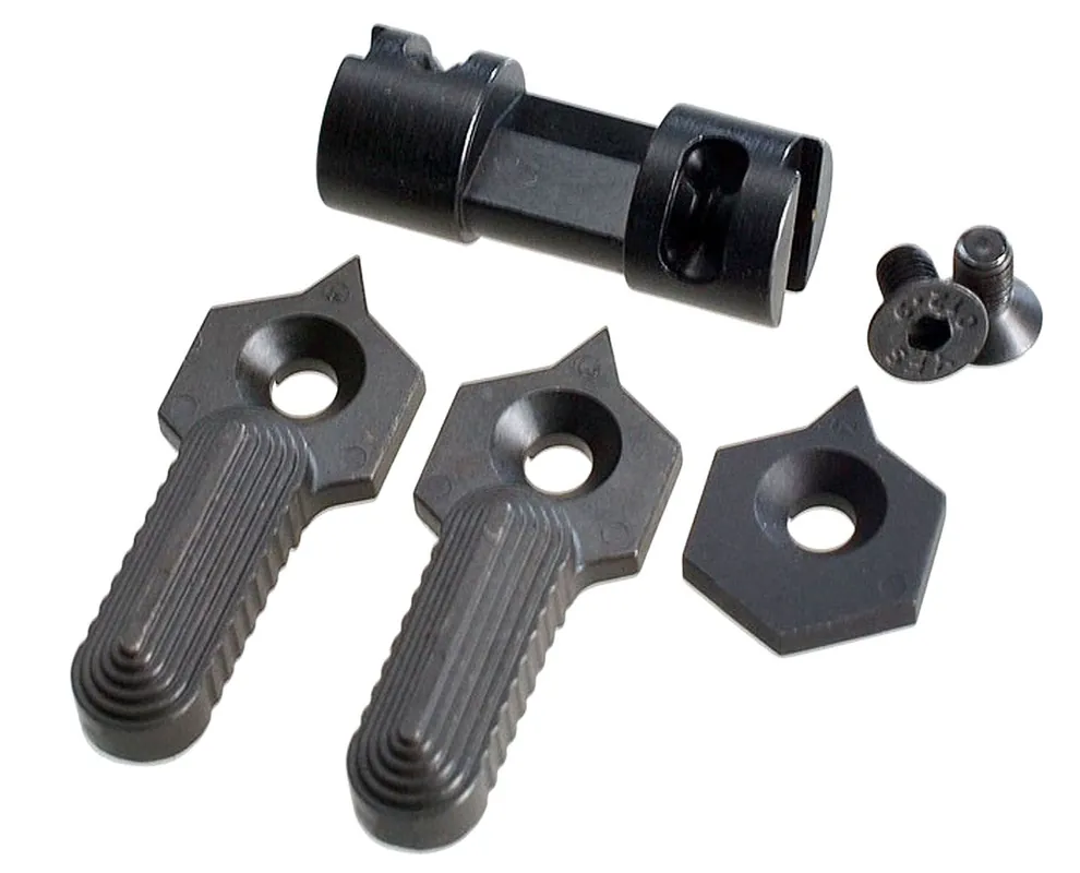 Strike Hex 3 In 1 Selector Switch 60/90 Degree Black Steel AR-Platform Ambidextrous