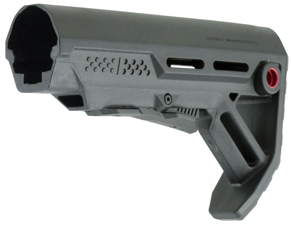Strike MOD1 Mil-Spec Red Accent Black Synthetic for AR-15, M16