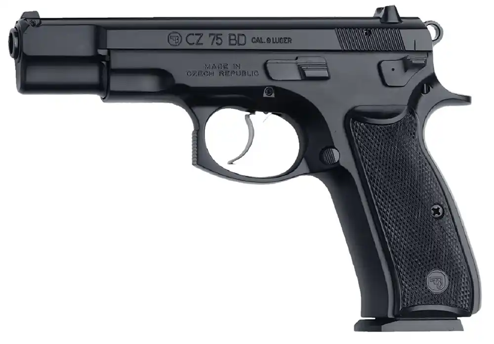 CZ-USA CZ 75 B *CA Compliant 9mm Luger 4.60" 10+1, Black Finish