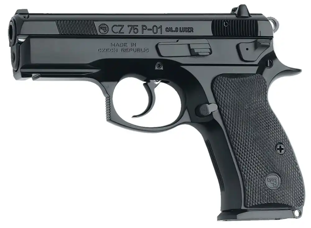 CZ-USA P-01 *CA Compliant 9mm Luger 3.75" 10+1, Black Finish