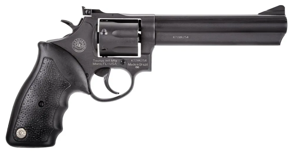 Taurus 66 38 Special +P Revolver, 6" 7+1 Matte Black