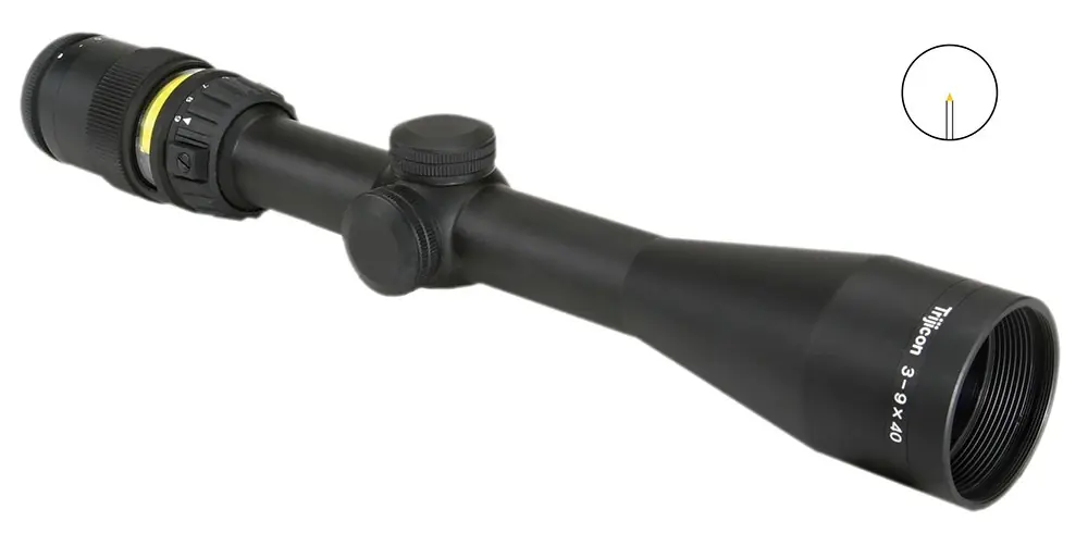 Trijicon AccuPoint Black Hardcoat Anodized 3-9x40mm 1" Tube