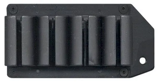 TacStar SideSaddle Mossberg 500/590 12 Gauge 4 Black Polymer w/Aluminum Mounting Plate