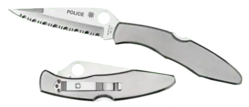 Spyderco Police 4.13" Folding Spear Point