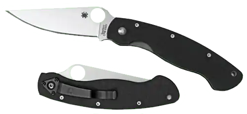 Spyderco Military 4" Folding Modified Clip Point Plain
