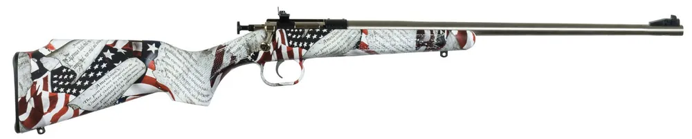 Crickett Youth 22 LR Rifle 16.12" American Flag/Amendment KSA3168