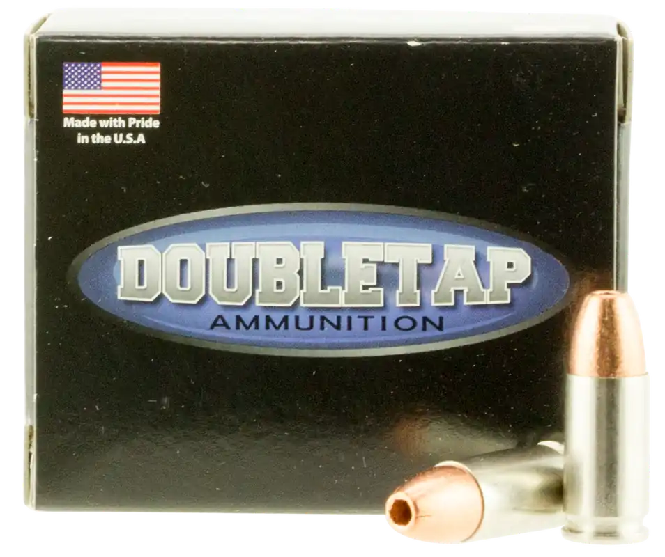 DoubleTap Defense 9mm Luger 77 Gr. 1600 fps Lead-Free Hollow Point 20/Box