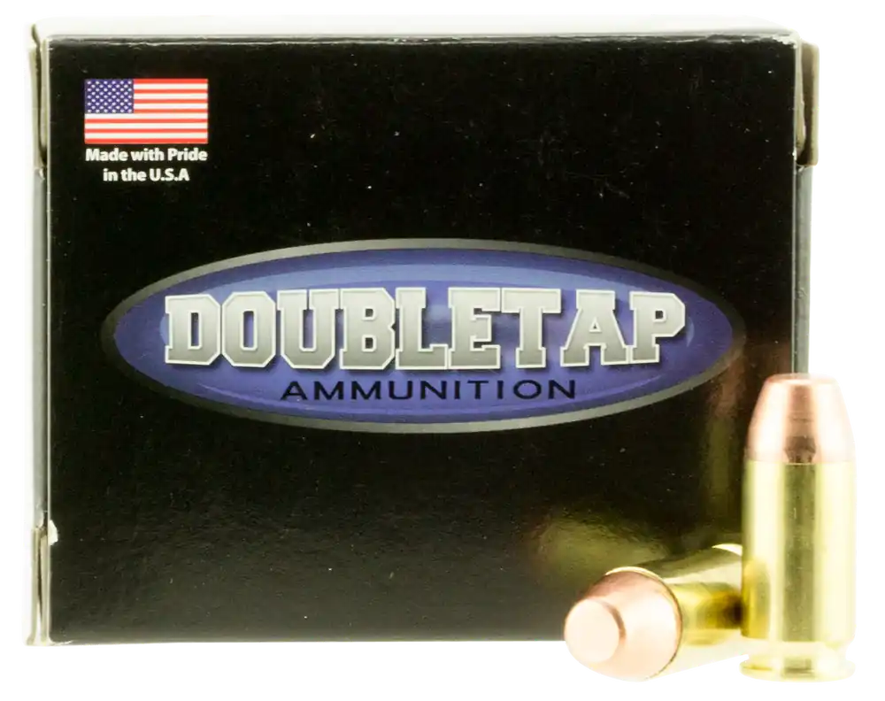DoubleTap Hunter 45 ACP 230 Gr. 1000 fps Full Metal Jacket Flat Point 20/Box