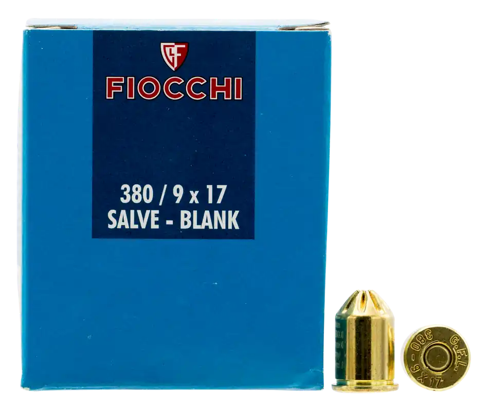 Fiocchi Pistol Blank 380 Rimmed Short 50 Per Box