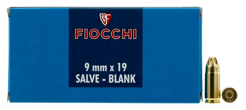 Fiocchi Pistol Blank 9mm Luger 50 Per Box