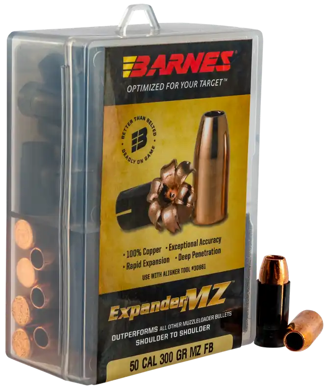 Barnes Bullets Expander MZ 50 Cal 300 GR 24 Per Box