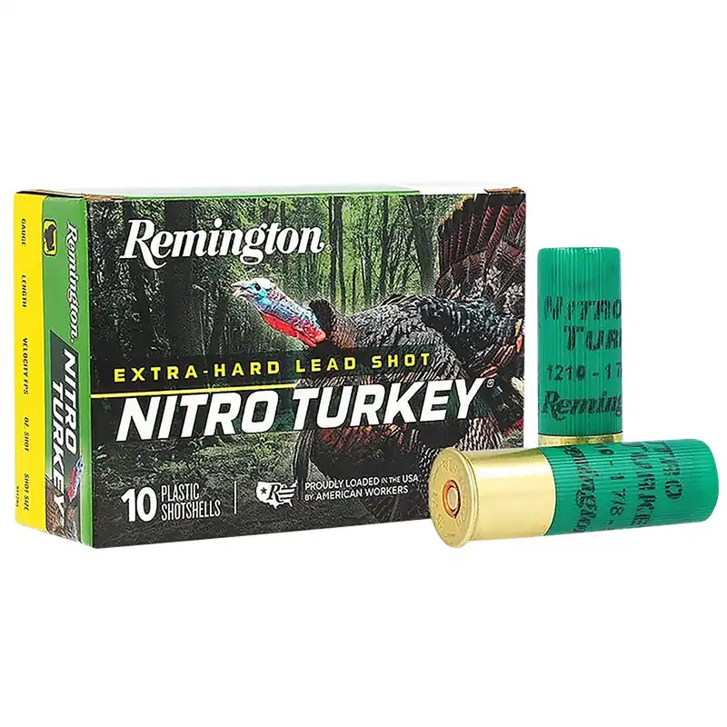Remington Nitro Turkey 12ga 3.5" 2oz 6 Lead Shot 10rd Per Box