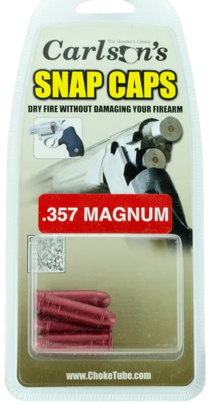 Carlson‘s Choke Tubes Snap Cap Pistol 357 Magnum 6 Pack