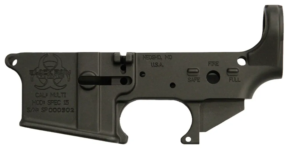 Black Rain Spec15 Forged Lower Multi-Caliber BROSPEC15LR