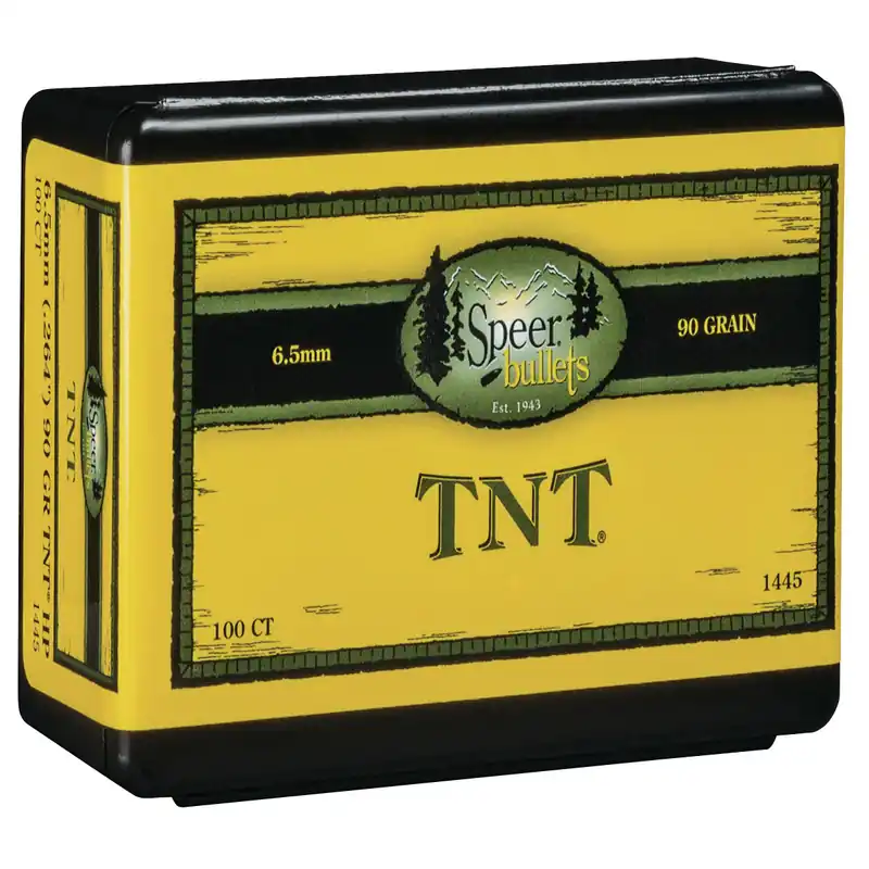 Speer TNT 6.5 Creedmoor 90 Gr JHP 100/Box