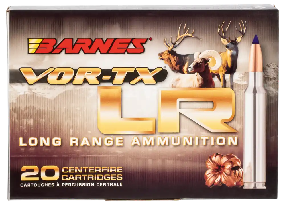 Barnes Bullets VOR-TX Long Range 7mm RUM 145 Gr 3350 fps LRX Boat-Tail 20/Box