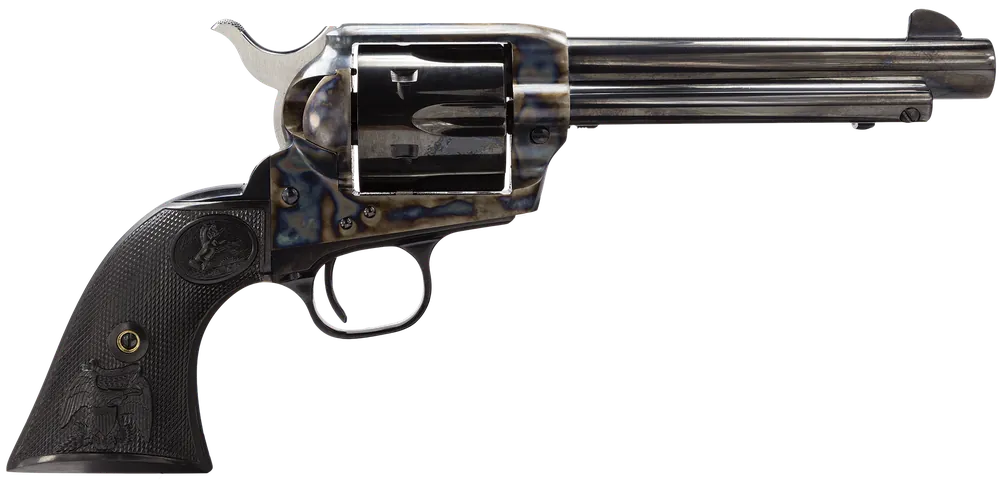 Colt Single Action Army Peacemaker .45Colt (LC) 5.50" Blued Barrel and Cylinder Color Case Hardened Frame Black Grip P1850