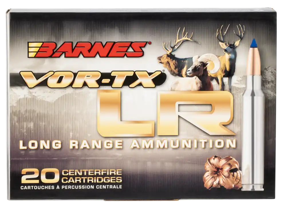 Barnes Bullets VOR-TX Long Rifle 338 RUM 250 Gr 2910 fps LRX Boat-Tail 20/Box