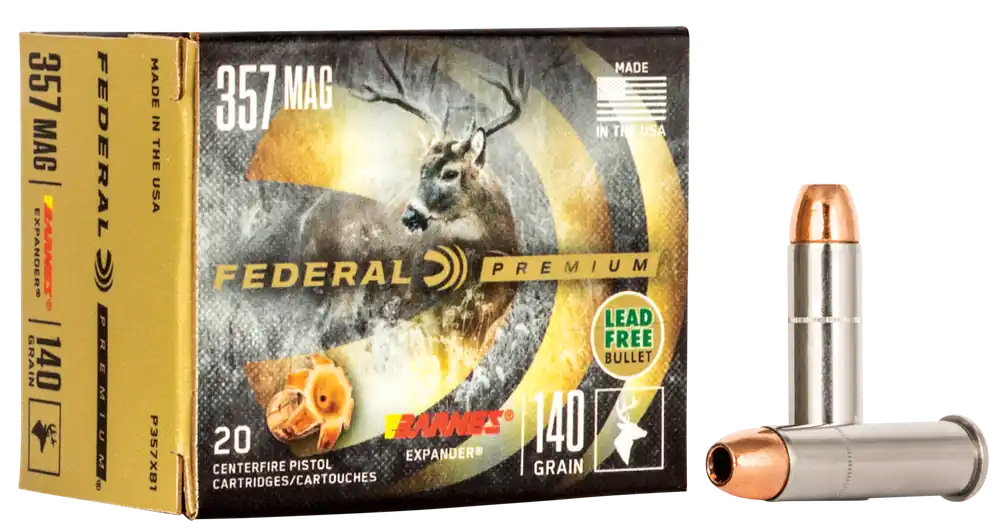 Federal Premium 357 Mag 140gr Barnes Expander BRX 20rd Box
