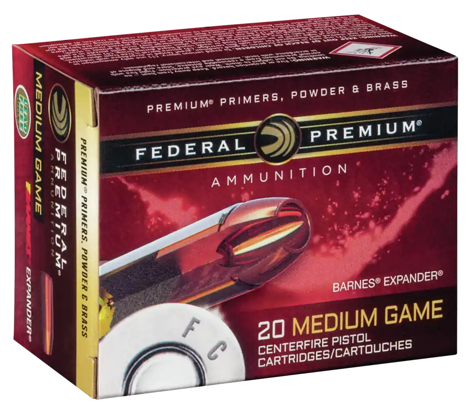 Federal Premium 454 Casull 250gr Barnes Expander BRX 20rd
