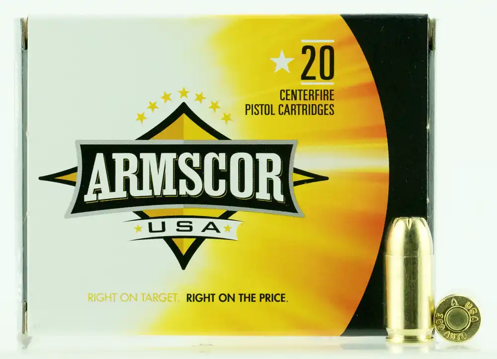 Armscor Pistol 380 ACP 95 Gr Jacketed Hollow Point (JHP) 20/Box