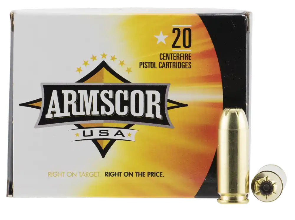 Armscor 10mm Auto 180 Gr. Jacketed Hollow Point (JHP) 20/Box