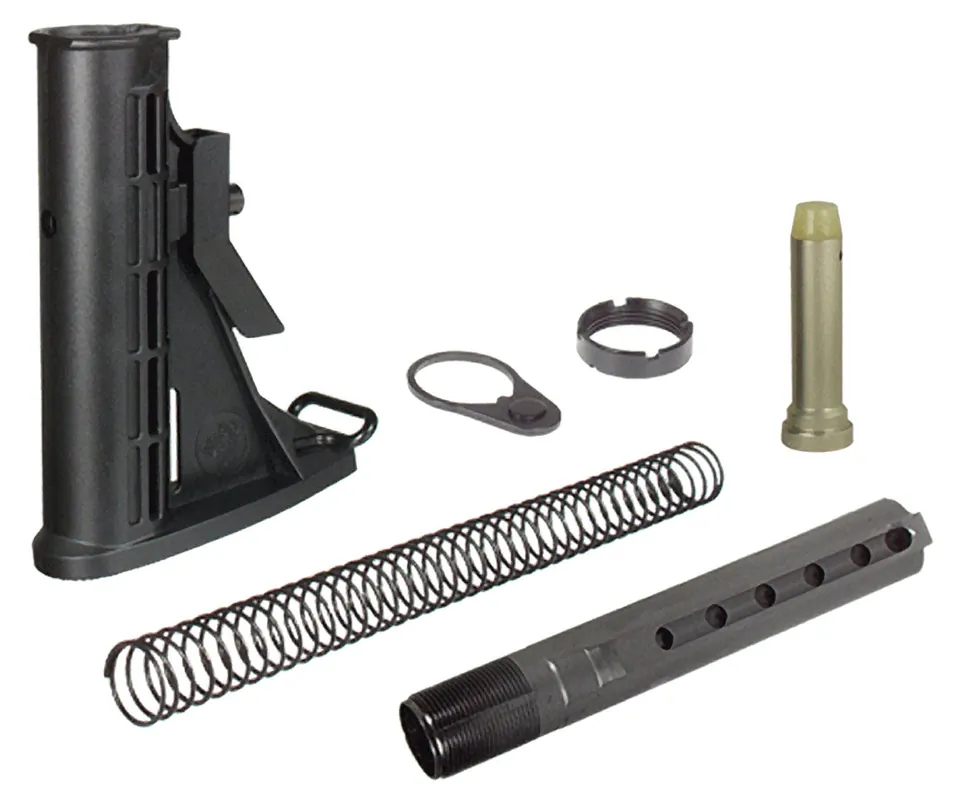 UTG Pro Mil-Spec Stock Assembly Black Synthetic 6 Position for AR-15, M16