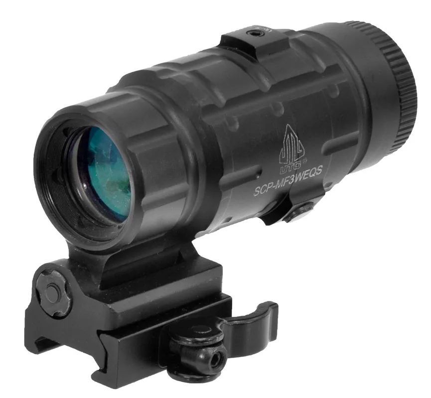 UTG 3x Magnifier 1x/3x 25mm Red Dot Sight