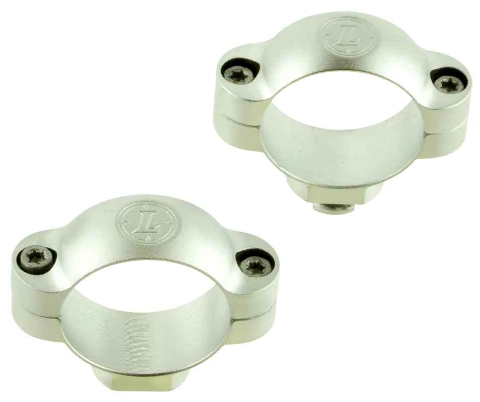 Leupold 52494 Standard Scope Ring Set Medium 30mm Tube Silver Steel