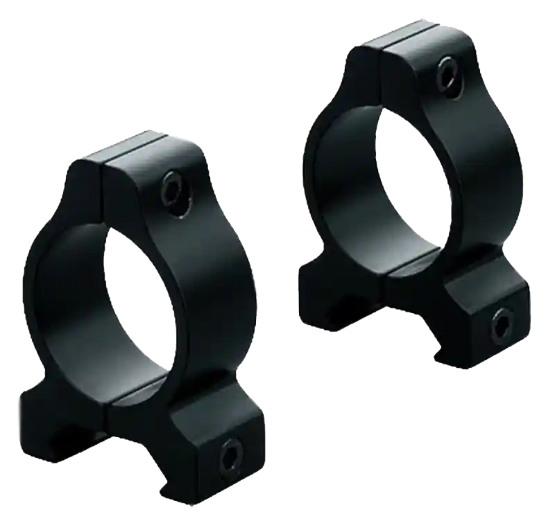 Leupold 55850 Rifleman Scope Ring Set Vertically Split Medium 1" Tube Matte Black Aluminum