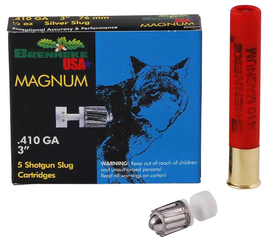 Brenneke Magnum 410 Ga 3" 1/4 oz 437 Gr.1755 fps Slug 5/Box