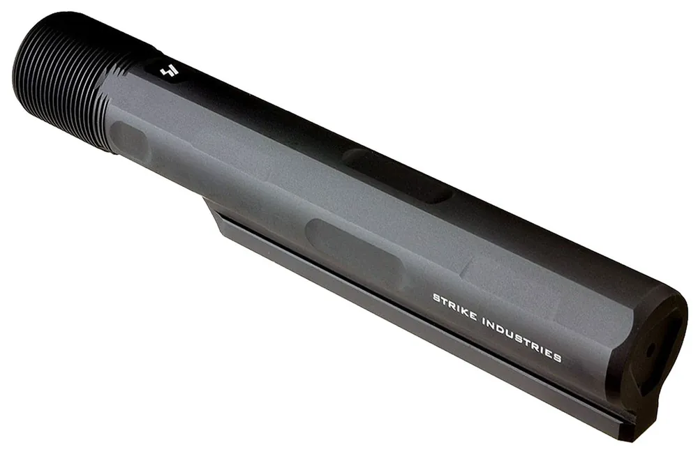 Strike Advanced Receiver Extension AR-15, AR-10 Black Anodized Aluminum