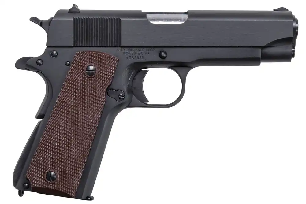 Auto-Ordnance 1911-A1 Commander 45 ACP, 4.25" 7+1 Black, 1911BKOC