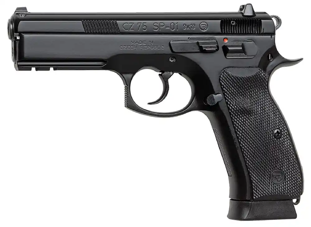CZ-USA CZ 75 SP-01 *CA Compliant 9mm Luger 4.60" 10+1, Black Finish