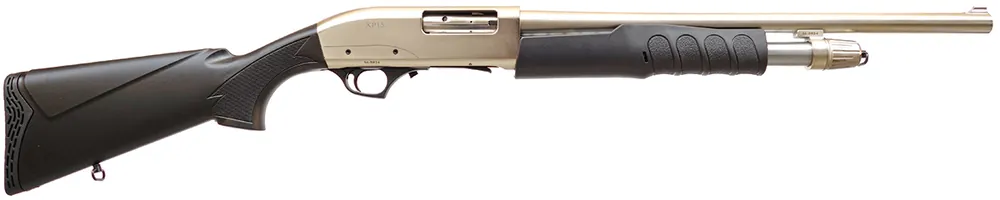 Silver Eagle Arms XP1220M XP Marine 12 Gauge 20" 4+1 3" Silver Marinecote Black Right Hand