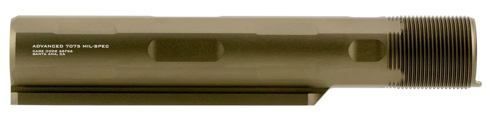 Strike Advanced Receiver Extension AR-15, AR-10 Flat Dark Earth Aluminum