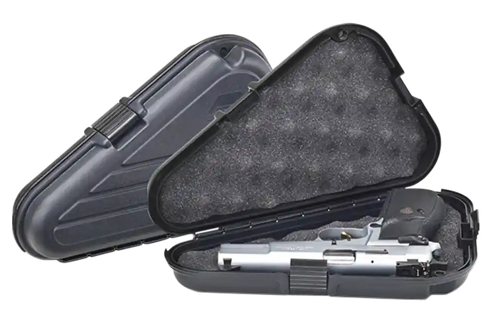 Plano Pistol Case Large Size made of Polymer with Black Finish