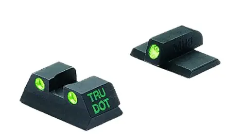 Meprolight USA Mepro Tru-Dot Fixed Sights Self-Illuminated Green Tritium Front & Rear with Black Frame for Kahr T,P,K,MK,PM,TP 9/40 Series