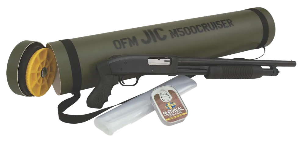 Mossberg 51340 500 JIC Cruiser 12 Gauge 3" 18.50" 5+1 Blued Rec/Barrel Black Fixed Pistol Grip Stock Includes OD Carrying Tube